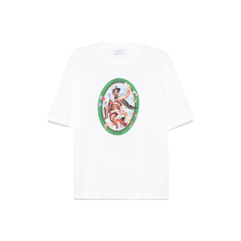 Off Fresco Oval T shirt-0