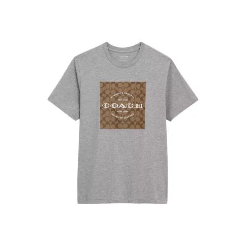COACH T-Shirts Men Gray