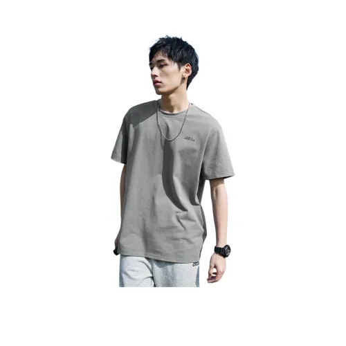 Tonlion T-Shirt Men's Light Gray