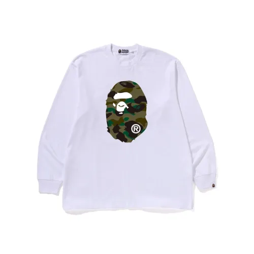 A BATHING APE 1st Camo Ape Head Relaxed Fit Long Sleeve Tee