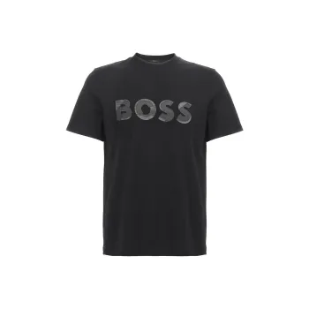 HUGO BOSS Maxi Logo Patch Crewneck T Shirt