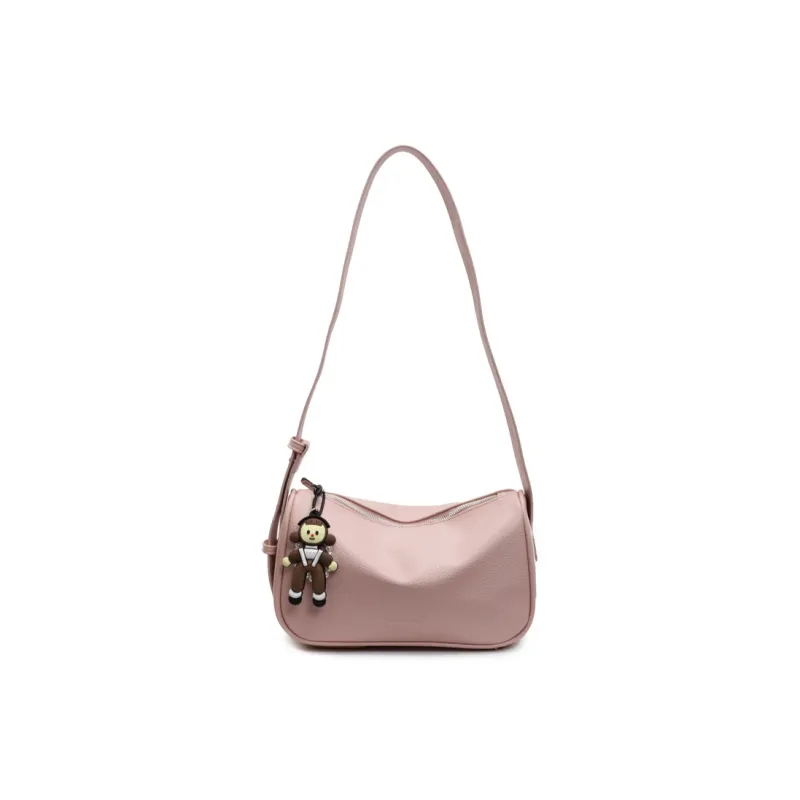 Versman PU Shoulder Bag, Crossbody Bag Regular Women's Black/Pink/Ecru/Blue/Yellow-7
