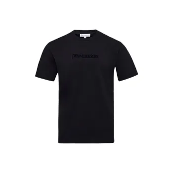 JW Anderson Flocked Logo Crewneck T Shirt