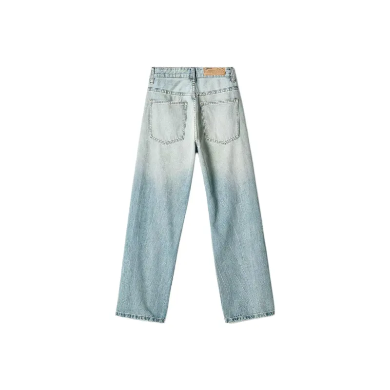 SONGS ALONG Jeans Unisex Peacock Blue-1