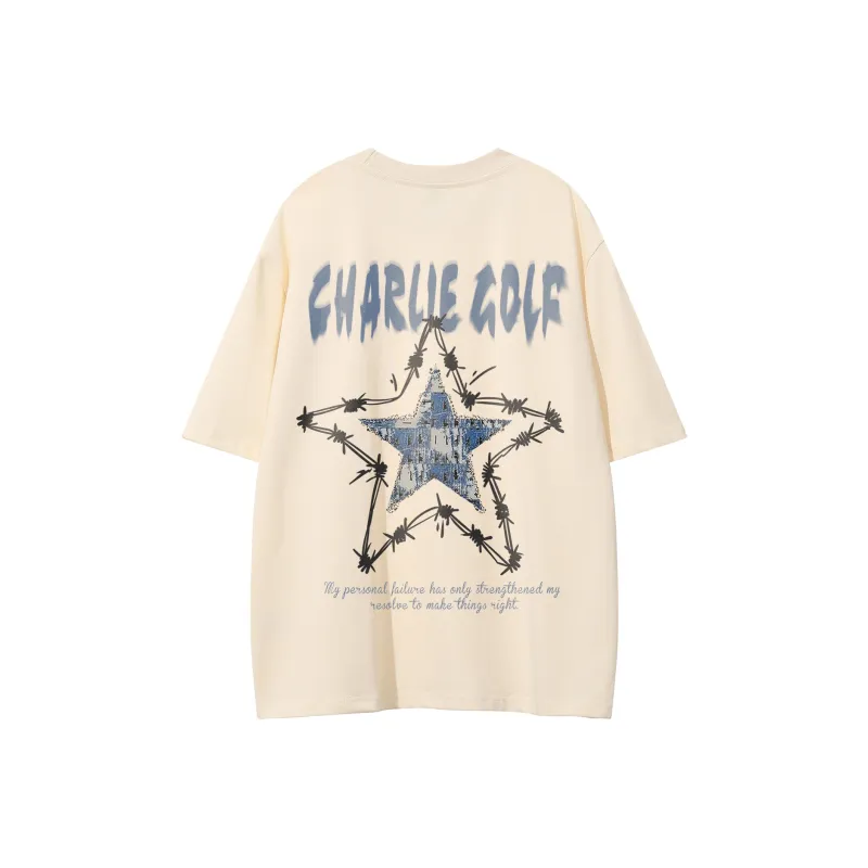 CHARLIE GOLF T-Shirt Unisex White-6