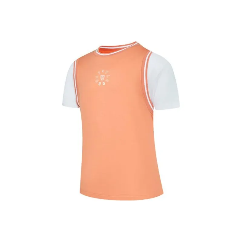 QIAODAN T-Shirt Men's Sea Sky/Jordan White-0