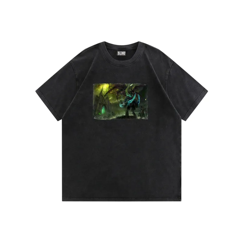 Blizzard World Of Warcraft T-Shirts Unisex Black-0
