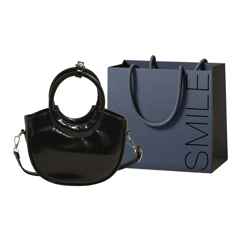 SWIMADE PU Handbag Regular Women's Ecru/Silver/Black/Khaki/Pink-14
