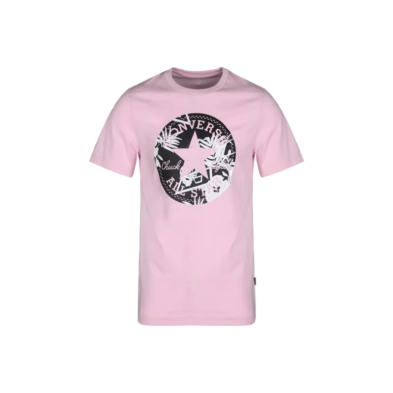 Converse CHUCK TAYLOR T Shirt Men's Pink-0