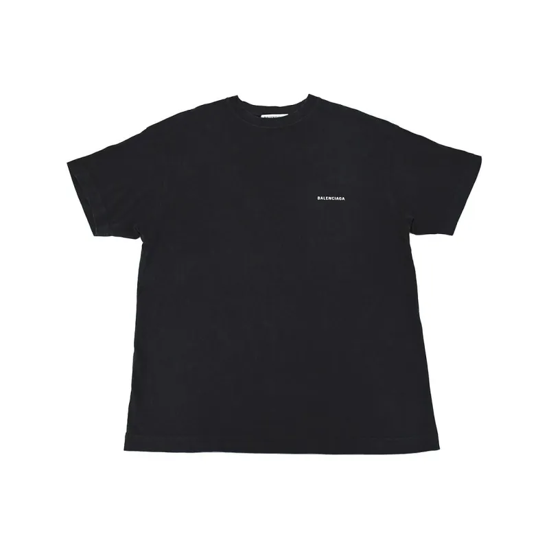 Balenciaga T Shirt Regular Fit Men's Black-0