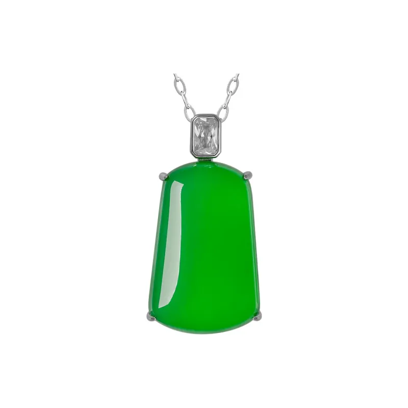 Princess Cui Chalcedony Jade Necklaces Women's-0