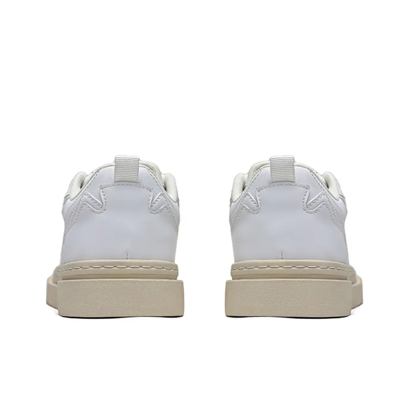 ESTEE GEEA Coverage Slip Resistant Abrasion Resistant Breathable And Supportive Low Top Skateboard Shoes Unisex White-3