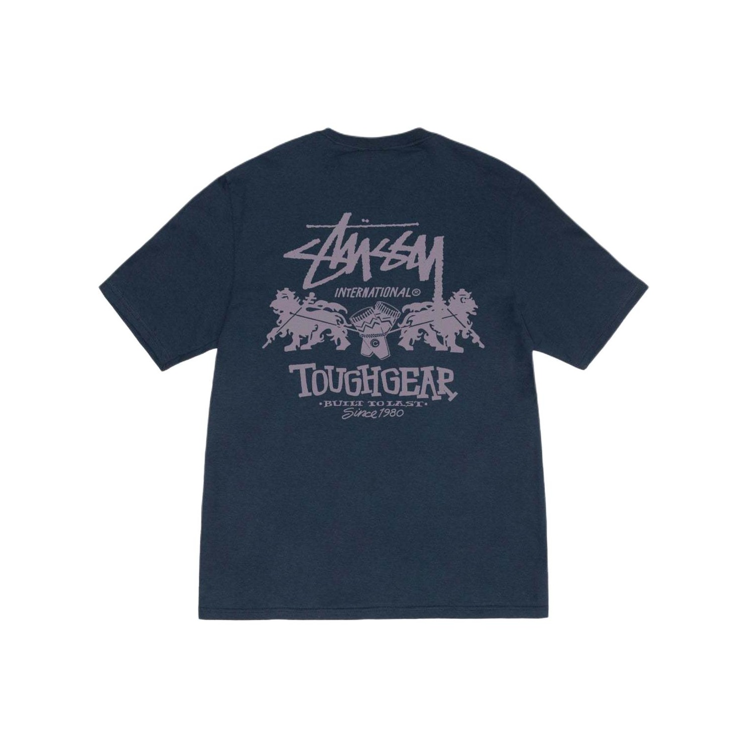 ★Stussy Surfwalk T-Shirt Navy★ Stussy Surfwalk Tee - POIZON