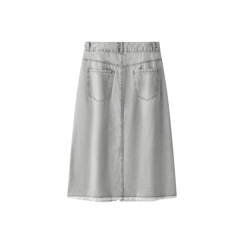 SEM/R Denim Long Skirts Women's-3