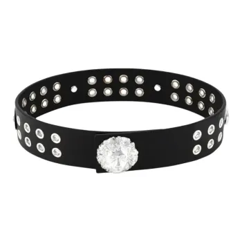 FANSIZHE Cortical Metal Wristbands Women's Black