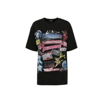 WE11DONE Collage T shirt