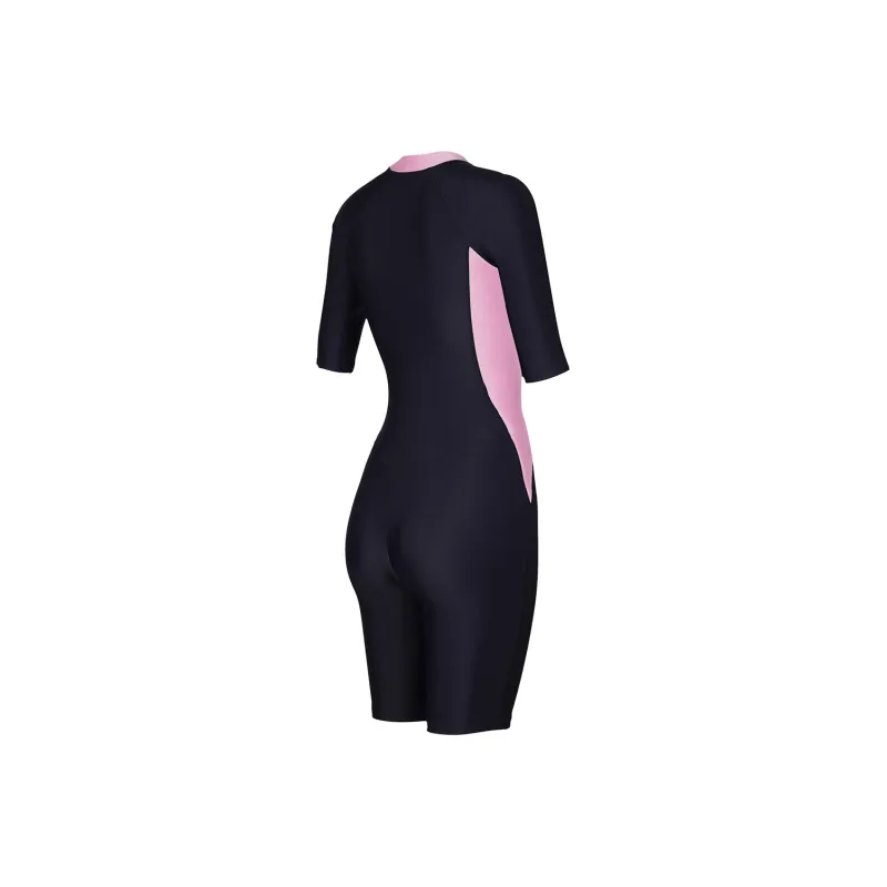 Speedo One piece Swimsuit Women's Navy Blue/Vibrant Pink-1