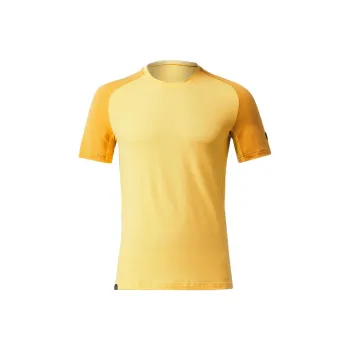 DECATHLON T Shirt Men's Mustard Yellow/Brown Yellow