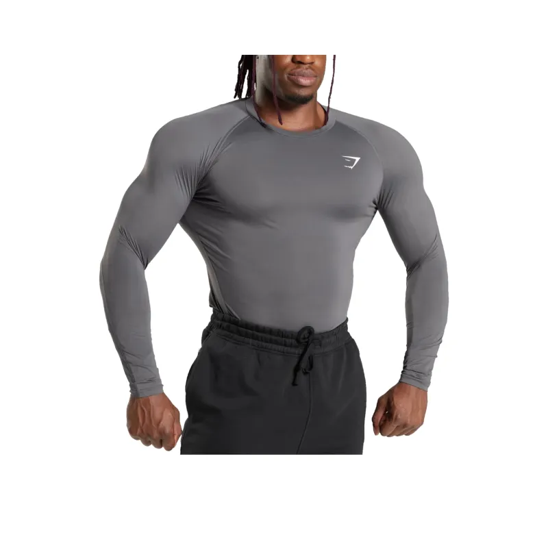 GYMSHARK FW24 T Shirt Men's Gray-0