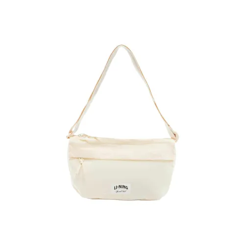 LiNing Fitness Series Polyamide Crossbody Bag, Shoulder Bag Unisex Dune Khaki