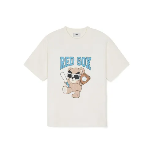 MLB Boston Red Sox Mega Bear Boston Red Sox T Shirt Unisex Cream