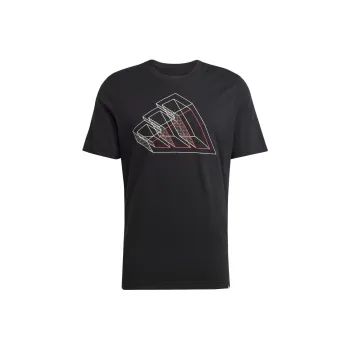 Adidas Free Shipping With AdiClub Tech Outline Graphic Tee