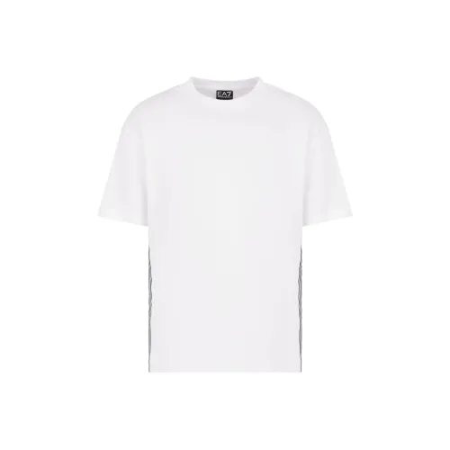 EMPORIO ARMANI Side Striped Logo Printed T Shirt