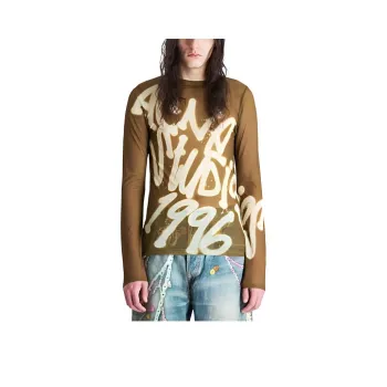Acne Studios T Shirt Men's Dark Khaki
