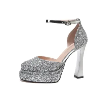 Than Than Me Chunky Heel High Heels Women's