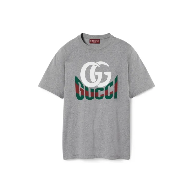 GUCCI Logo Printed Crewneck T Shirt-0