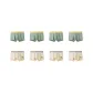 8 Pack (Pea Green 4+Khaki 4)