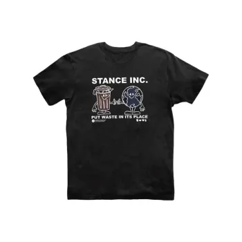 Stance T Shirts Men Black