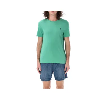Polo Ralph Lauren Logo Embroidered Crewneck T Shirt