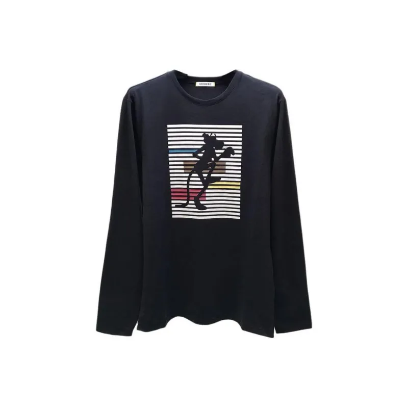 Iceberg T Shirts Men Black-0