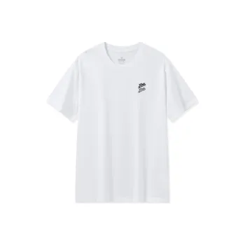XTEP T Shirts Men Pearl White