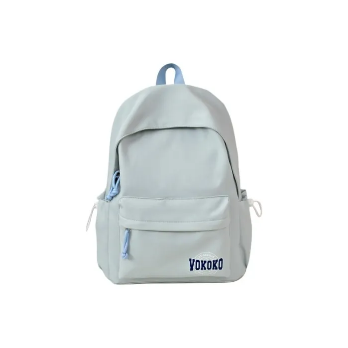 OUZIHUANG Nylon Backpack Large Size Unisex Multicolor-6