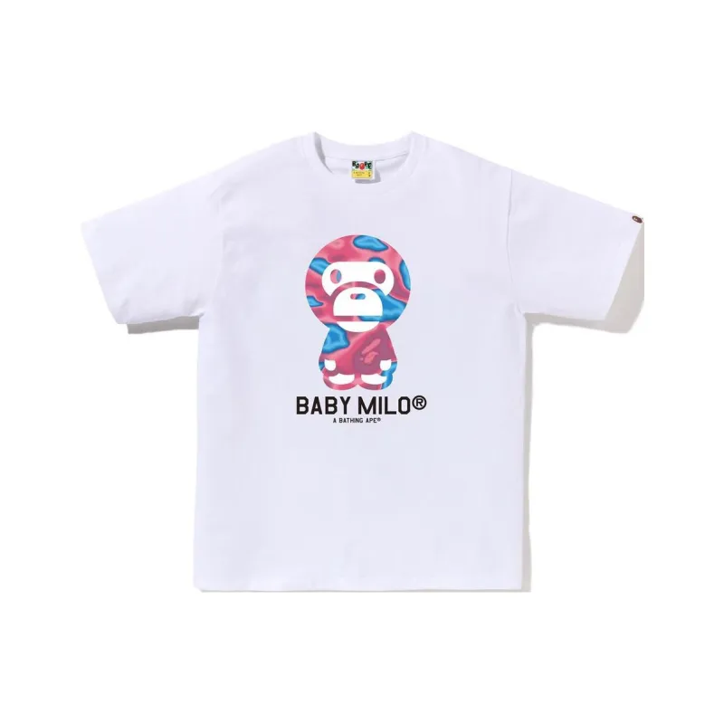A BATHING APE Liquid Camo Baby Milo Tee-4