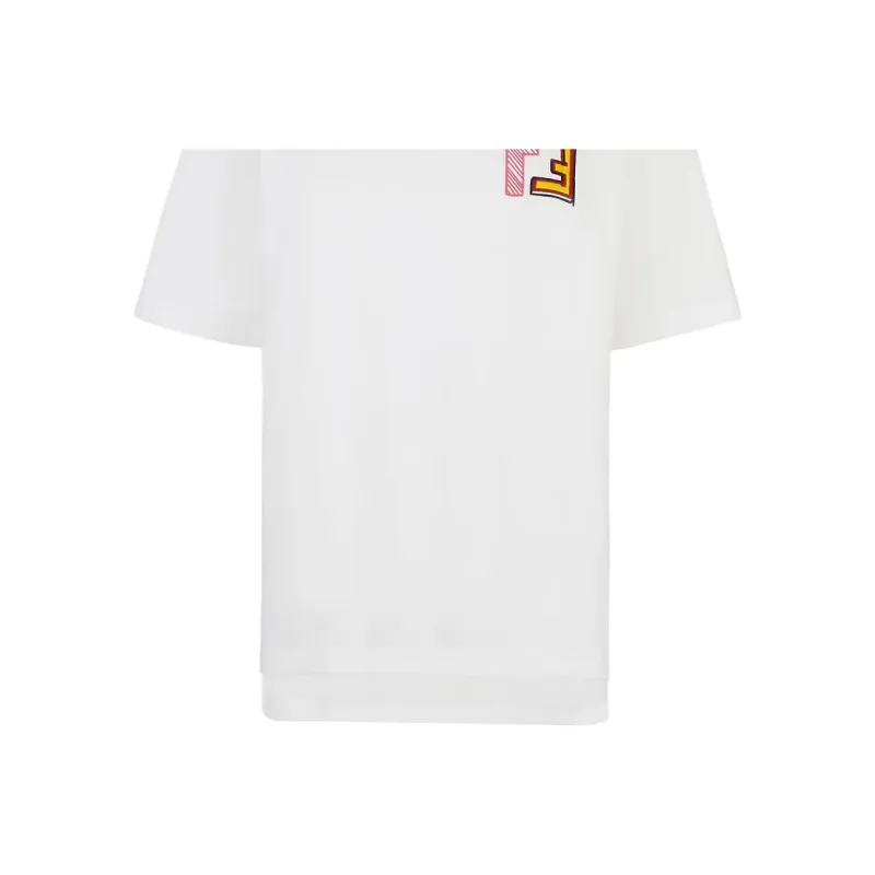 FENDI T Shirts Women's White-4