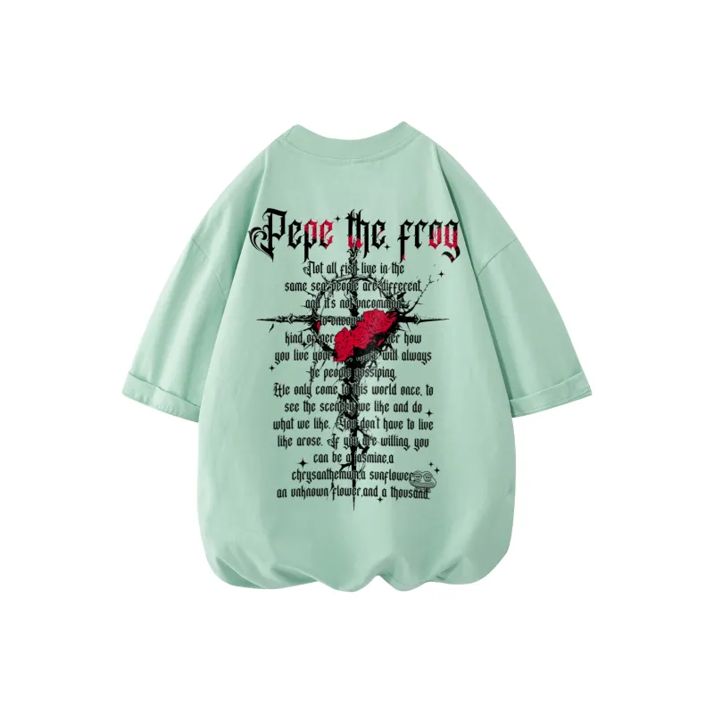 Pepe The Frog Short Sleeved T Shirts Unisex-8