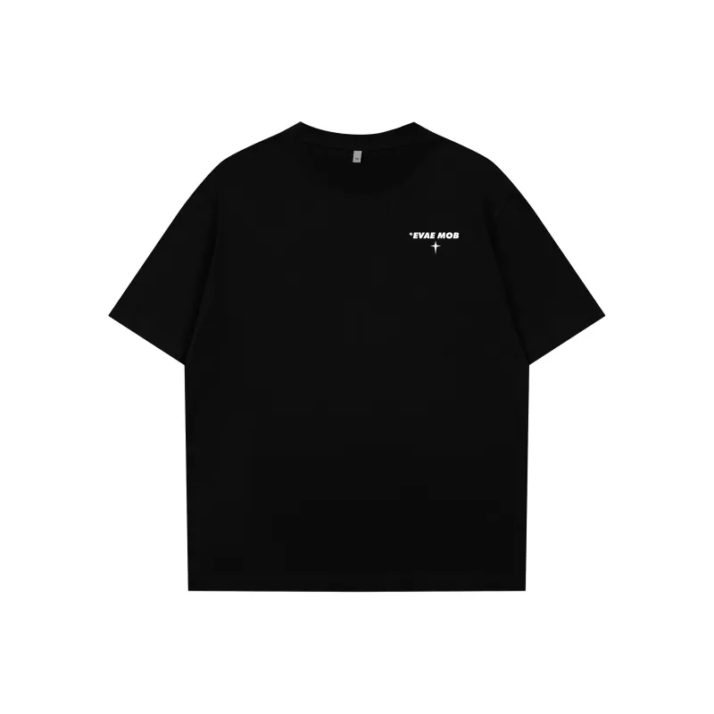 *EVAE+MOB T-Shirt Unisex White Heather Gray-2