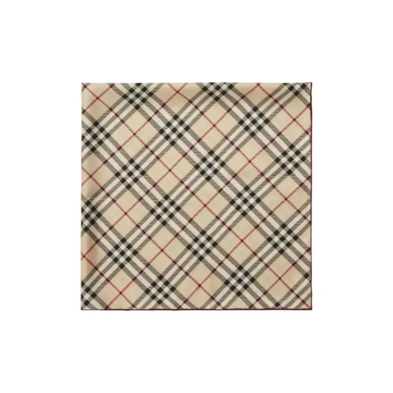 Burberry Checked Silk Scarf-1