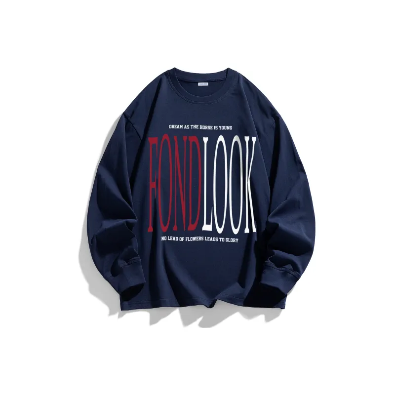 FONDLOOK Long-Sleeved T-Shirts Unisex-8