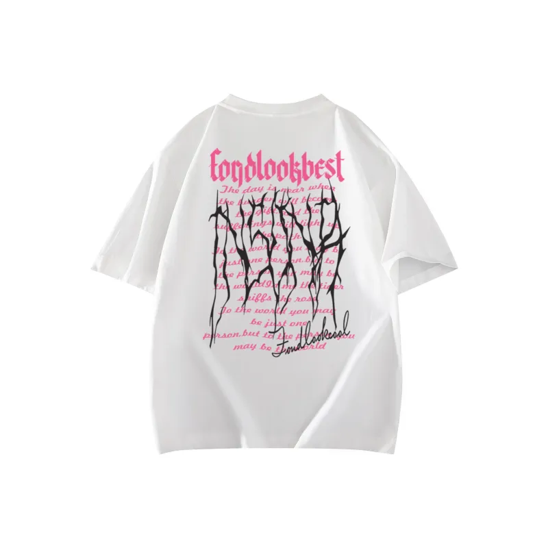 FONDLOOK T Shirt Unisex Navy Blue Upgraded-2