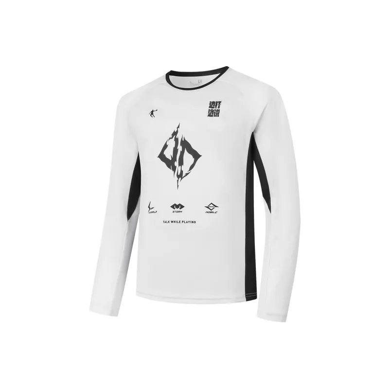 QIAODAN T Shirt Men's Jordan White/Black-0
