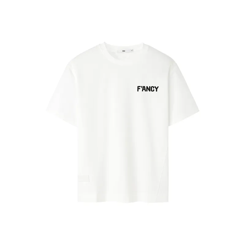 HLA T Shirts Men Ecru BE-0