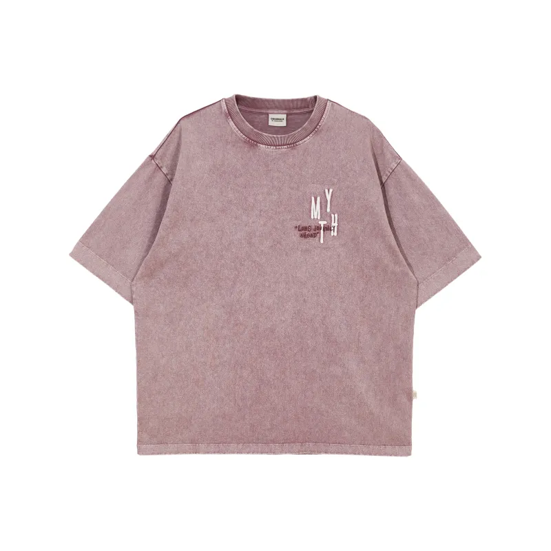 JACK&JONES T Shirts Unisex Rose Gray Umber E16-0