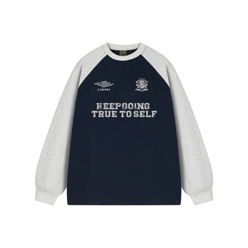 LOOX! T Shirt Unisex Navy Blue & Heather Gray-0