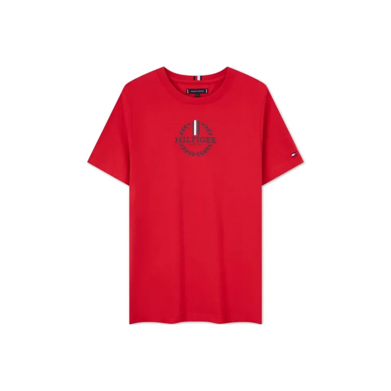 Tommy Hilfiger Archive Crest logo T shirt-0