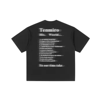 TEN MIRO T Shirt Unisex Heather Gray