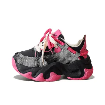 Georgina Goodman Height Increasing Wear Resistant Lightweight Breathable Slip Resistant Low Top Chunky Sneakers Women's